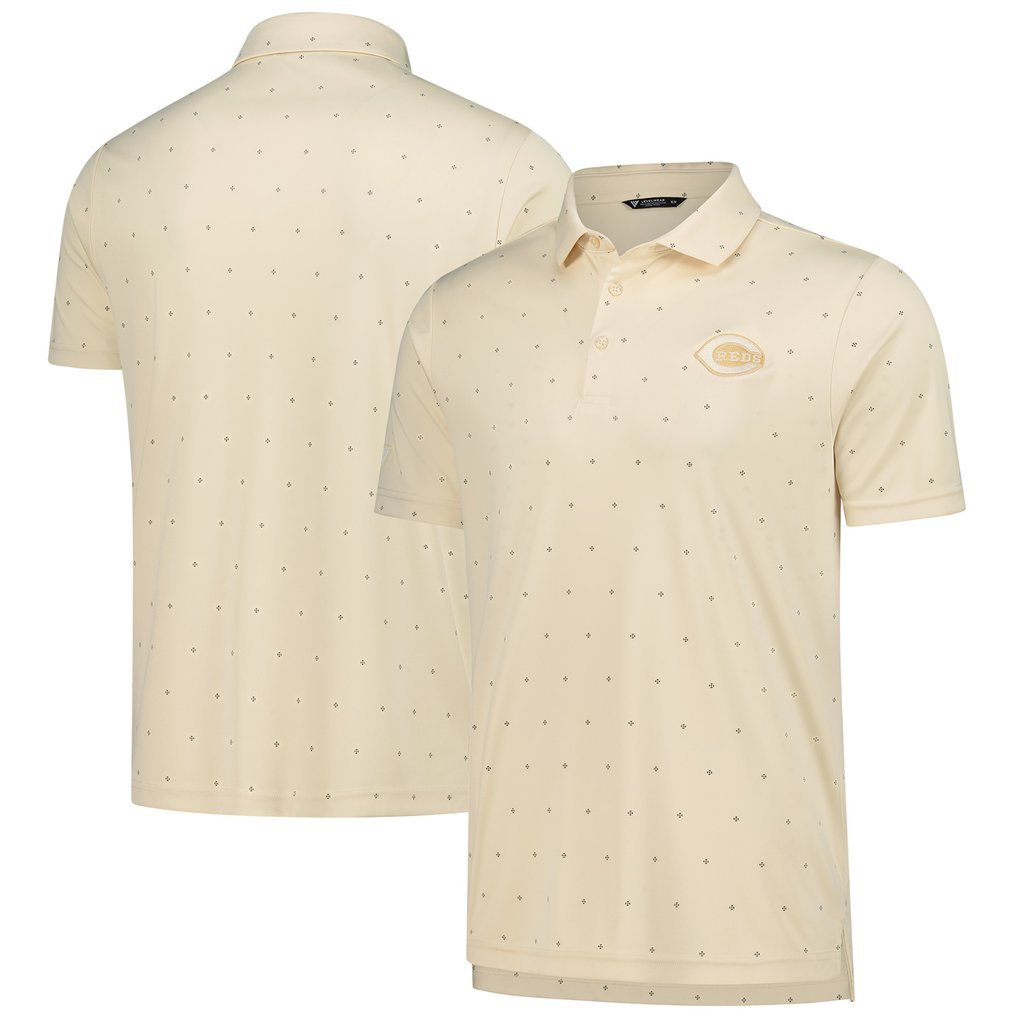  Cincinnati Reds Levelwear Vision Polo - Cream